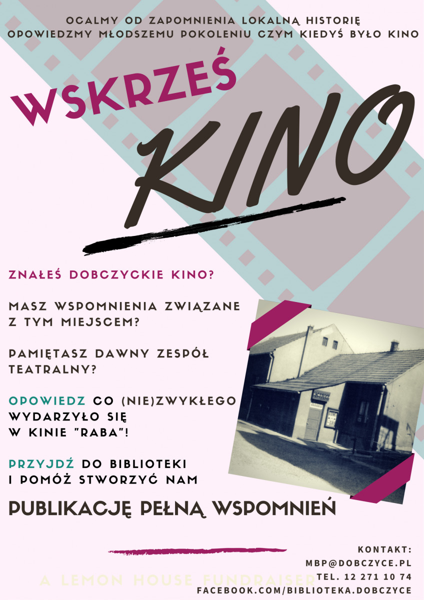 Plakat Wskrześ kino